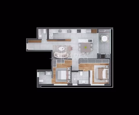 Apartamento com 92 m², 2 quartos sendo 2 suítes à venda no bairro Hugo Lange.