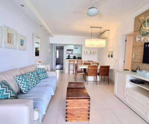 Apartamento com 3 dormitórios para alugar, 128 m² por R$ 3.500/dia - Riviera - Módulo 8 - Bertioga/SP
