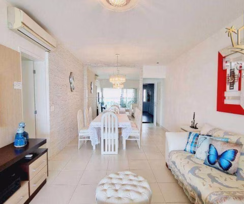 Apartamento com 3 dormitórios para alugar, 128 m² por R$ 3.200/dia - Riviera - Módulo 8 - Bertioga/SP