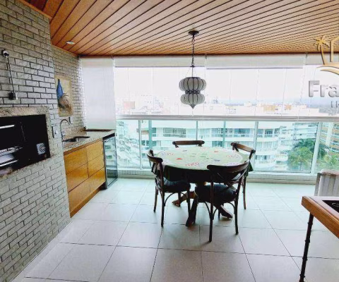Apartamento com 3 dormitórios para alugar, 128 m² por R$ 3.450/dia - Riviera - Módulo 8 - Bertioga/SP