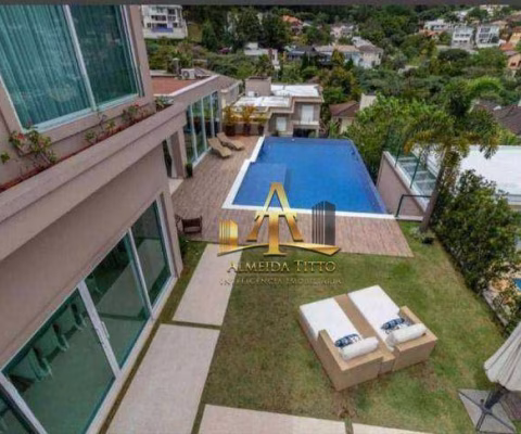 Casa com 5 suítes, 740 m² - venda por R$ 10.500.000 ou aluguel por R$ 52.655/mês - Residencial Dez (Alphaville) - Santana de Parnaíba/São Paulo