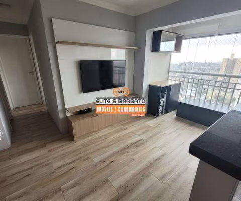 Apartamento com 2 quartos, 1 suíte e varanda com fechamento em vidro em Diadema!