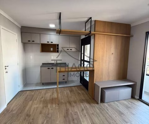 Apartamento Novo, 1 Locação no Belenzinho, de 43m², semimobiliado, 2 dormitórios, com sacada, prédi