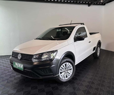 Volkswagen Saveiro Robust 1.6 Total Flex 8V  - Branca - 2022/2023