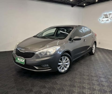 Kia Cerato 1.6 16V  Flex  Aut.  - Cinza - 2013/2014