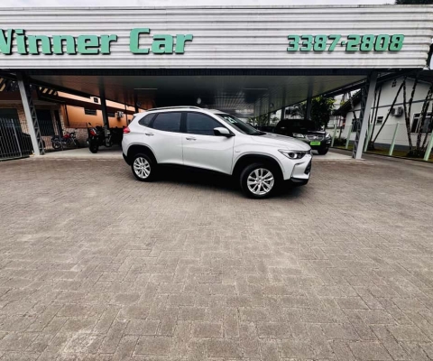 Chevrolet Tracker LTZ 1.0 Turbo 12V Flex Aut.  - Prata - 2020/2021