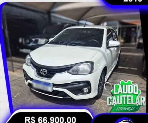 ETIOS SEDAN 1.5 FLEX PLATINUM AUTOMÁTICO 2019