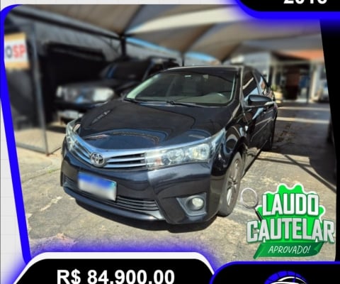 COROLLA 2.0 16V 4P XEI FLEX AUTOMÁTICO 2016