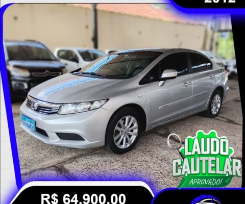 CIVIC 1.8 4P FLEX LXL AUTOMÁTICO 2012