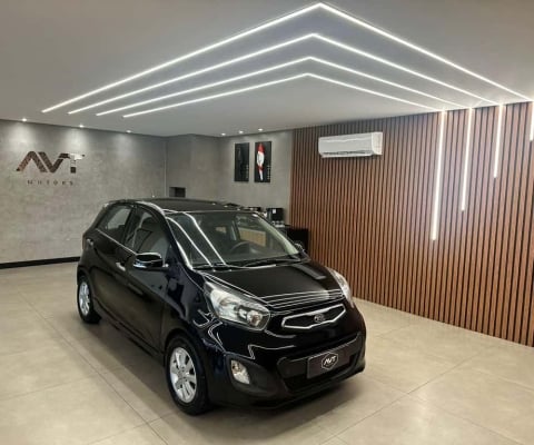 Kia Picanto EX 1.1/1.0/ 1.0 Flex Aut.  - Preta - 2013/2014