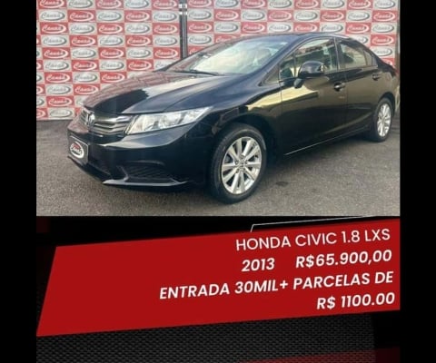 HONDA CIVIC 1.8 LXS 16V FLEX 4P AUTOMATICO 2013