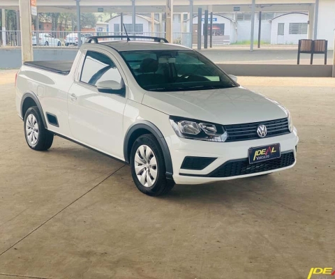 Volkswagen Saveiro Trendline 1.6 - Branca - 2016/2017