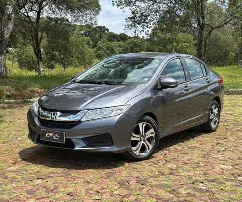 Honda City LX 1.5 - Cinza - 2015/2015