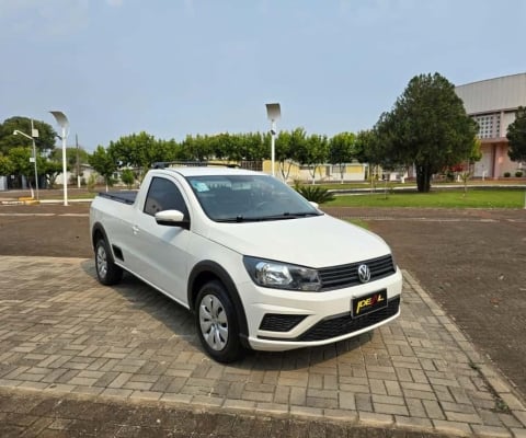 Volkswagen Saveiro Trendline 1.6 - Branca - 2017/2018