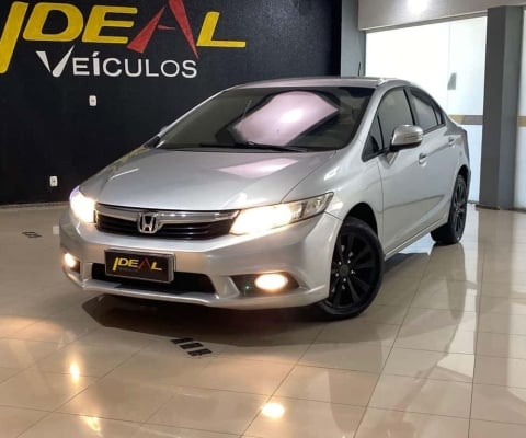 Honda Civic LXR - Prata - 2014/2014