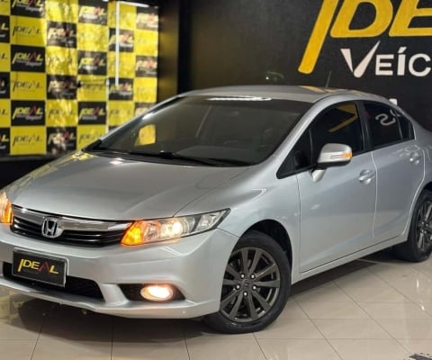 Honda Civic LXR - Prata - 2014/2014