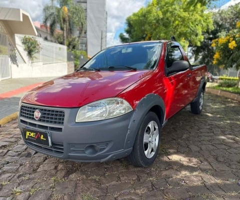 Fiat Strada Working 1.4 - Vermelha - 2013/2013