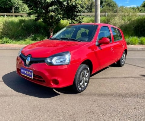 Renault Clio Expression  - Vermelha - 2015/2016