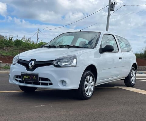 Renault Clio Authentique 1.0 - Branca - 2014/2015