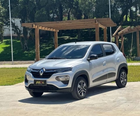 Renault Kwid Intense 1.0 Flex 12V 5p Mec.  - Prata - 2022/2023