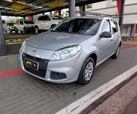 Renault Sandero Authentique Hi-Flex 1.0 16V 5p  - Prata - 2011/2012