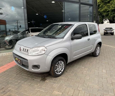 Fiat Uno VIVACE 1.0 - Prata - 2014/2015