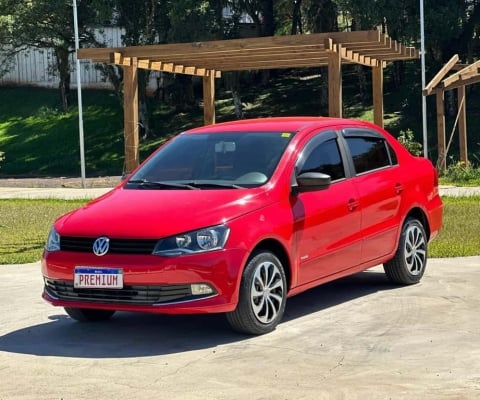 Volkswagen Voyage 1.0/1.0 City Mi Total Flex 8V 4p  - Vermelha - 2013/2013