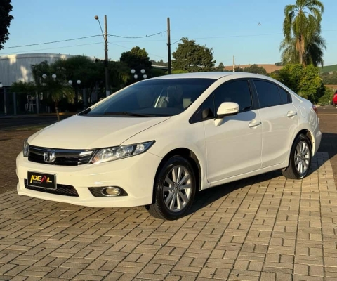 Honda Civic /  LXL - Branca - 2012/2012