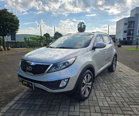 Kia Sportage EX 2.0 16V/ 2.0 16V Flex Aut.  - Prata - 2013/2014