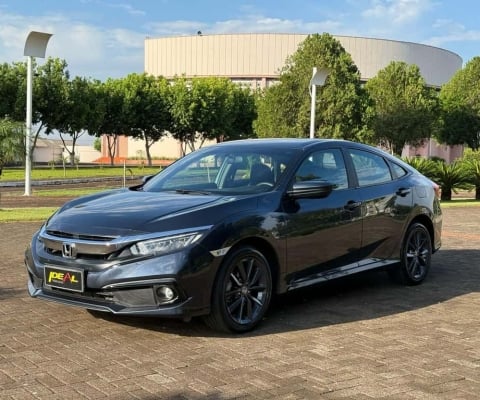 Honda Civic Sedan LX 2.0 Flex  - Azul - 2019/2020