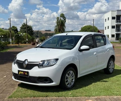 Renault Sandero Expression Hi-Power 1.6 8V 5p  - Branca - 2014/2015