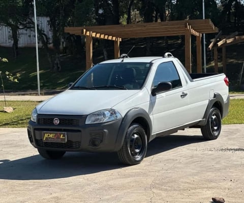 Fiat Strada Working HARD 1.4 Fire Flex 8V CS  - Branca - 2019/2020