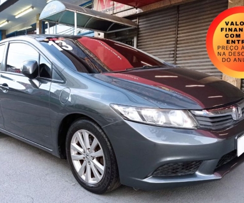 HONDA  CIVIC 1.8 LXS  FLEX  AUTOMÁTICO 2013