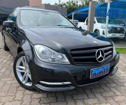 Mercedes-Benz C-180 CGI Classic 1.8 16V 156cv Aut.  - Preta - 2012/2012