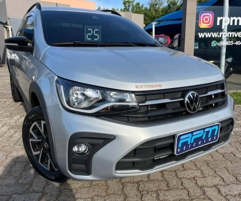 Volkswagen Saveiro Extreme 1.6 Flex  16v  CD - Prata - 2024/2025