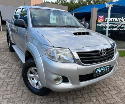 Toyota Hilux CD D4-D 4x4 3.0 TDI Dies. Mec.  - Prata - 2014/2014