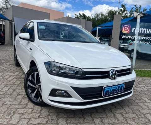 Volkswagen Virtus Comfort. 200 TSI 1.0 Flex 12V Aut  - Branca - 2020/2021