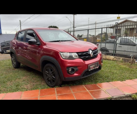 Renault Kwid Intense 1.0 Flex 12V 5p Mec.  - Vermelha - 2018/2019