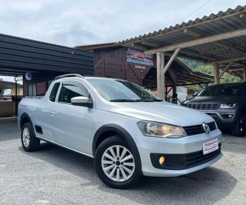 Volkswagen Saveiro Trendline 1.6 T.Flex 8V CE  - Prata - 2014/2015