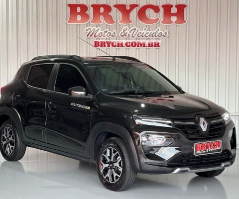 Renault Kwid OUTSIDER 1.0 Flex 12V 5p Mec.  - Preta - 2023/2024