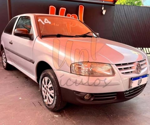 Volkswagen Gol W/ 1.0 GIV - Prata - 2013/2014