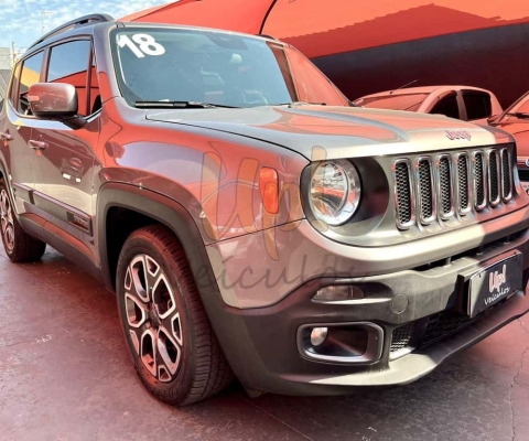 Jeep Renegade LONGITUDE 1.8 4X2 FLEX 16V AUT. - Cinza - 2018/2018