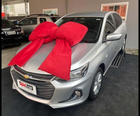 Chevrolet Onix PLUS 1.0 TURBO AT LTZ - Prata - 2019/2020