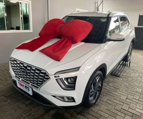 Hyundai Creta LIMITED 1.0 T AT - Branca - 2022/2023