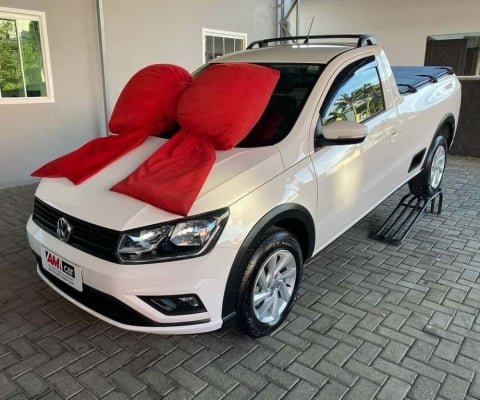 Volkswagen Saveiro TRENDLINE 1.6 - Branca - 2020/2021