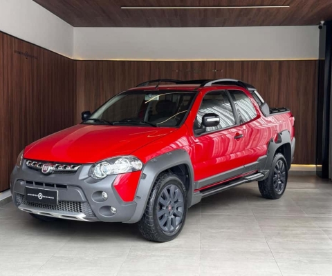 Fiat Strada Adventure1.8/ 1.8 LOCKER Flex CD  - Vermelha - 2013/2014