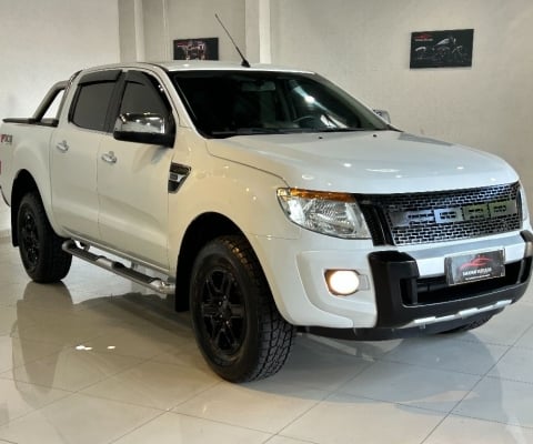 RANGER XLT 2.5 FLEX 2014 *** PNEUS NOVOS *** GRADE RAPTOR *** BANCOS EM COURO *** VEICULOS SUPER CON