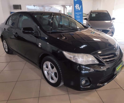 Toyota Corolla GLi 1.8 Flex  - Preta - 2013/2014