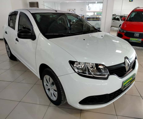 Renault Sandero Authentique Hi-Power 1.0 16V  - Branca - 2015/2015