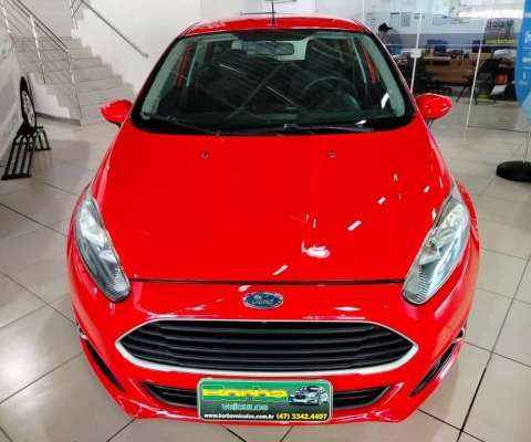 Ford Fiesta 1.5 16V Flex  - Vermelha - 2014/2015